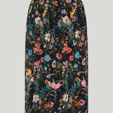 Gucci Printed silk midi skirt
