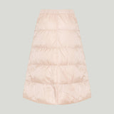 Moncler wool twill padded midi skirt