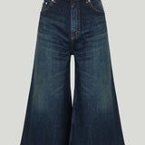 Alaïa Palazzo denim shorts