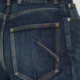 Alaïa Palazzo denim shorts