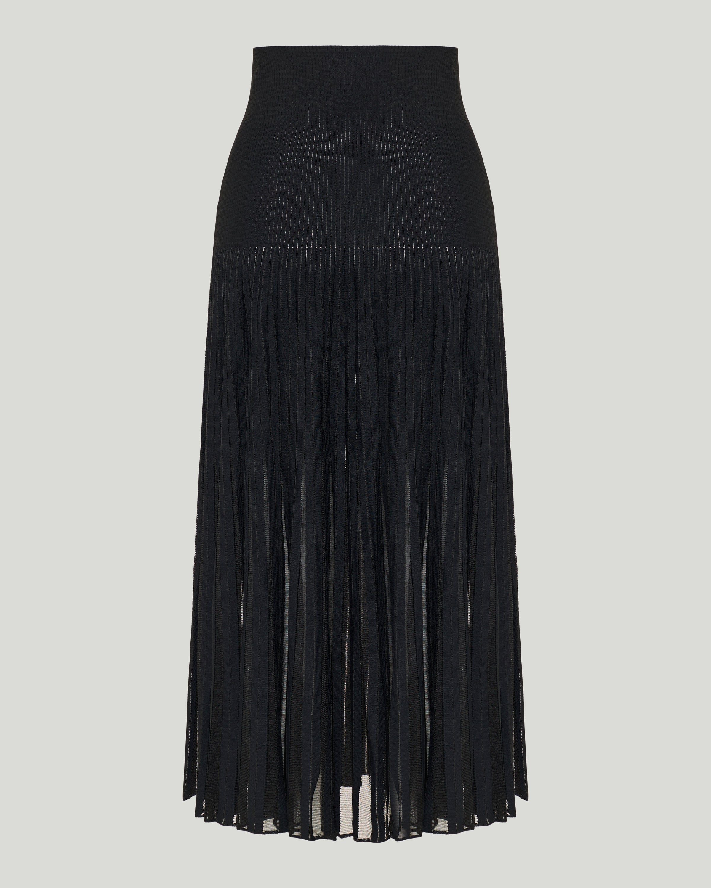 ALAIA アライア alaia ひざ丈 イージーウエスト フレアスカートS Alaïa Stretch viscose knit midi skirt – Luisa World