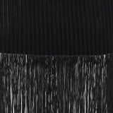 Alaïa Ribbed fringed jersey midi skirt