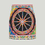 Dolce & Gabbana Carretto-print fabric mini skirt