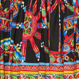 Dolce & Gabbana Carretto-print pleated mini skirt