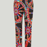 Dolce & Gabbana Carretto-print poplin trousers
