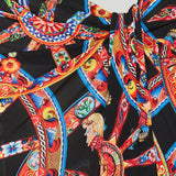 Dolce & Gabbana Carretto-print jersey midi skirt