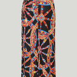 Dolce & Gabbana Carretto-print jersey midi skirt