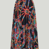 Dolce & Gabbana Printed devoré midi skirt