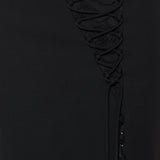 McQueen Corset-lacing pencil skirt