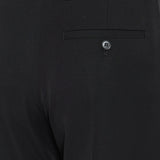 McQueen Satin-trimmed wool trousers