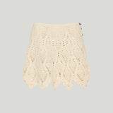 JW Anderson crochet wool mini skirt