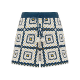 Alemais Dolly crochet cotton shorts