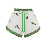 Alemais Wanda embroidered shorts