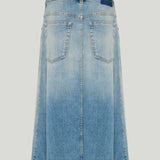 Maison Margiela Wrap denim midi skirt
