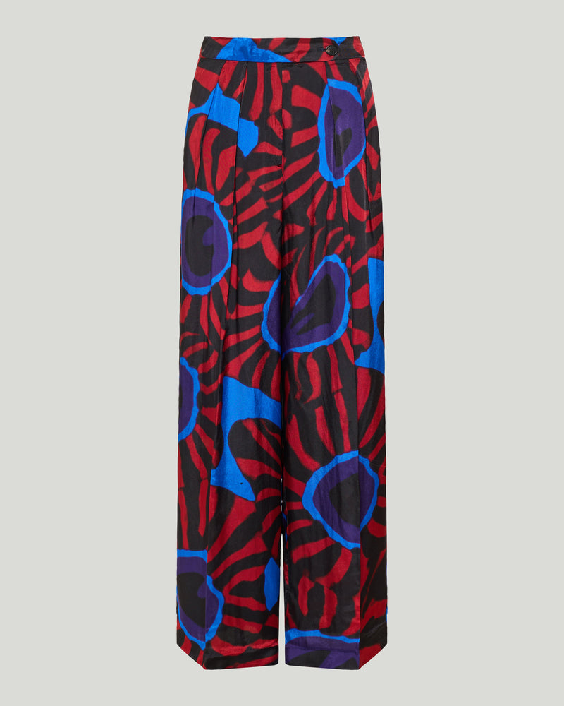 Dries Van Noten Printed wide-leg trousers