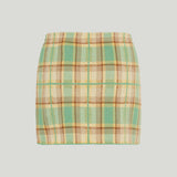 Guest in Residence Tartan mini skirt