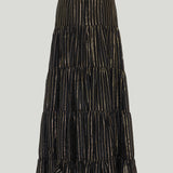 Johanna Ortiz Unbothered metallic silk-blend maxi skirt