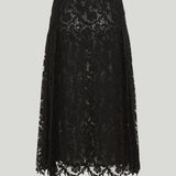 Fendi Macramé-lace midi skirt