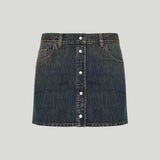Fendi denim mini skirt