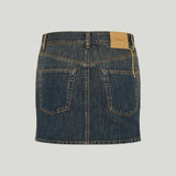 Fendi denim mini skirt