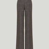 Etro Gingham bootcut trousers