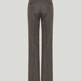 Etro Gingham bootcut trousers