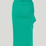 Christopher Esber Droplet crystal-clasp cascade midi skirt