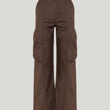 The Frankie Shop Kelly belted cargo trousers