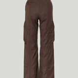 The Frankie Shop Kelly belted cargo trousers