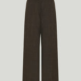 The Frankie Shop Glen plaid wide-leg trousers