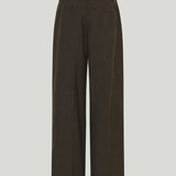 The Frankie Shop Glen plaid wide-leg trousers