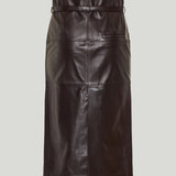 Ami Paris belted midi skirt