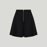 Versace Natté wool mini skirt