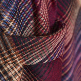 Rabanne plaid wool midi skirt