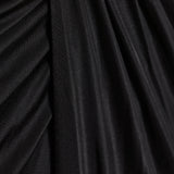 Balmain draped side-slit skirt