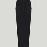 Balmain draped side-slit skirt
