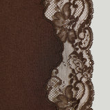 Balmain lace-detailed midi skirt