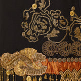 Dries Van Noten Embroidered cotton pencil skirt