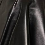 Givenchy Asymmetric draped leather skirt