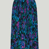 Gucci Flora-print pleated midi skirt