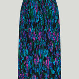 Gucci Flora-print pleated midi skirt