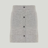 Toteme Buttoned cashmere skirt