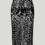 Tom Ford Animal-jacquard velvet midi skirt