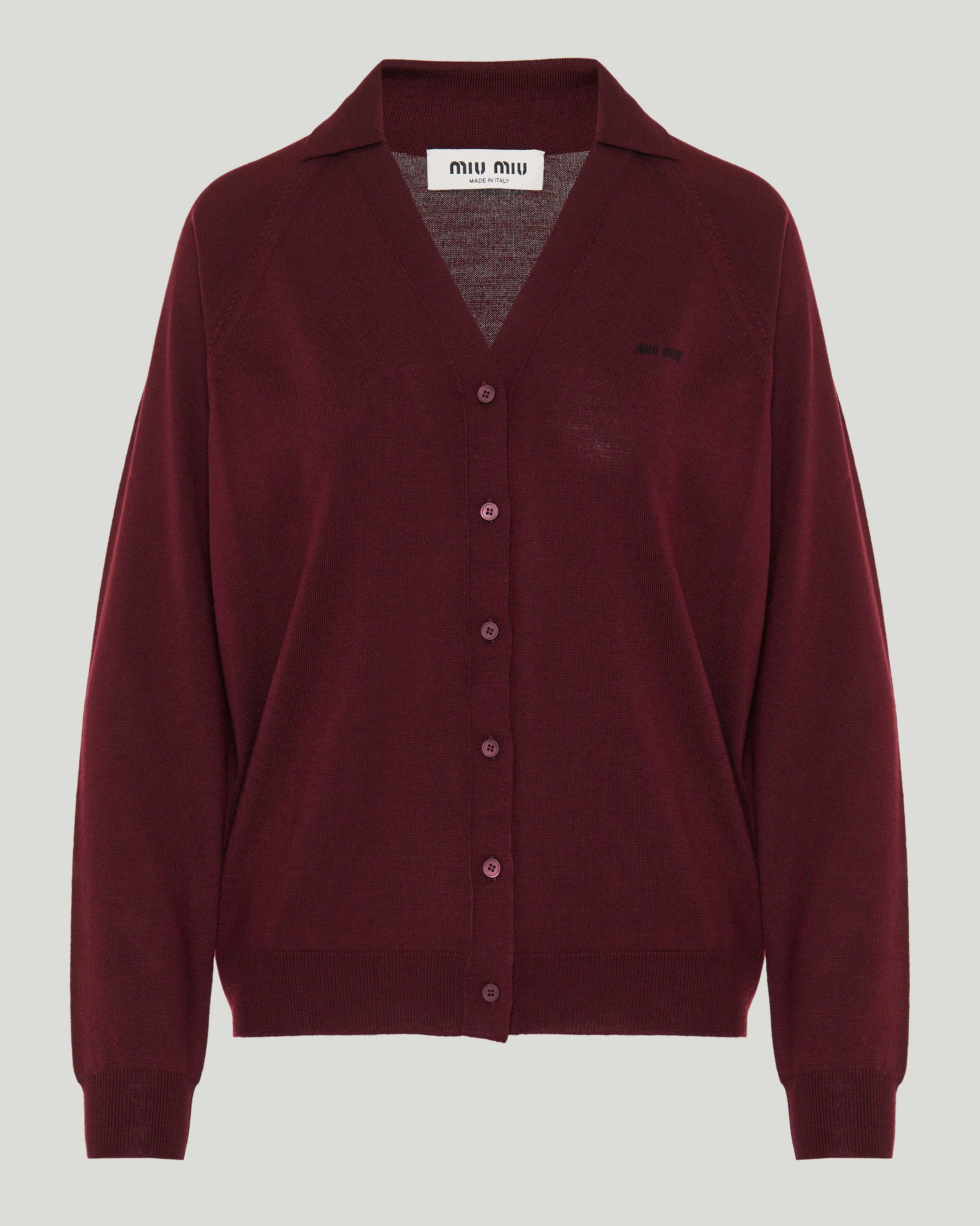 Miu Miu collared button-up cardigan – Luisa World