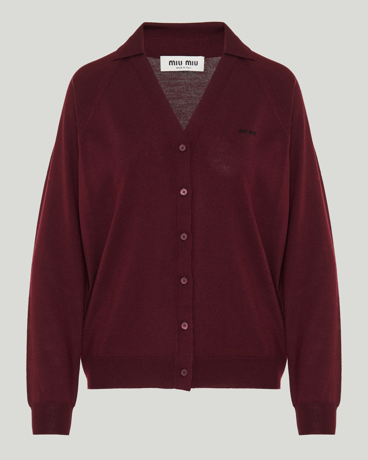Miu Miu Collared button-up cardigan – Luisa World
