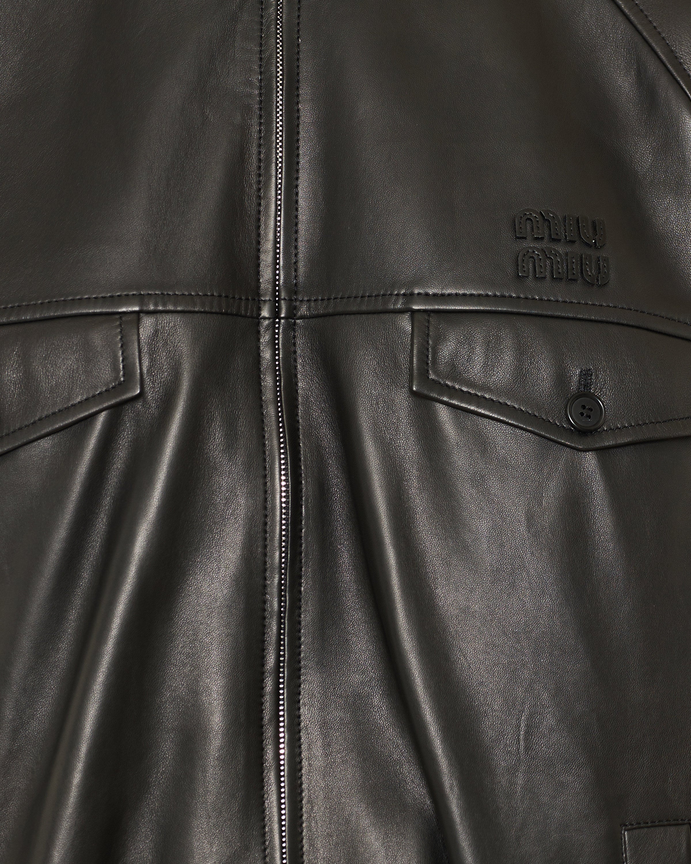 Miu Miu Leather jacket – Luisa World