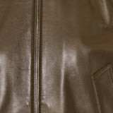 Bottega Veneta Intrecciato-trimmed leather jacket