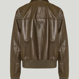 Bottega Veneta Intrecciato-trimmed leather jacket