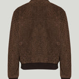 Bottega Veneta Intrecciato leather jacket