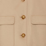 Valentino Garavani Wool and cashmere-blend short coat